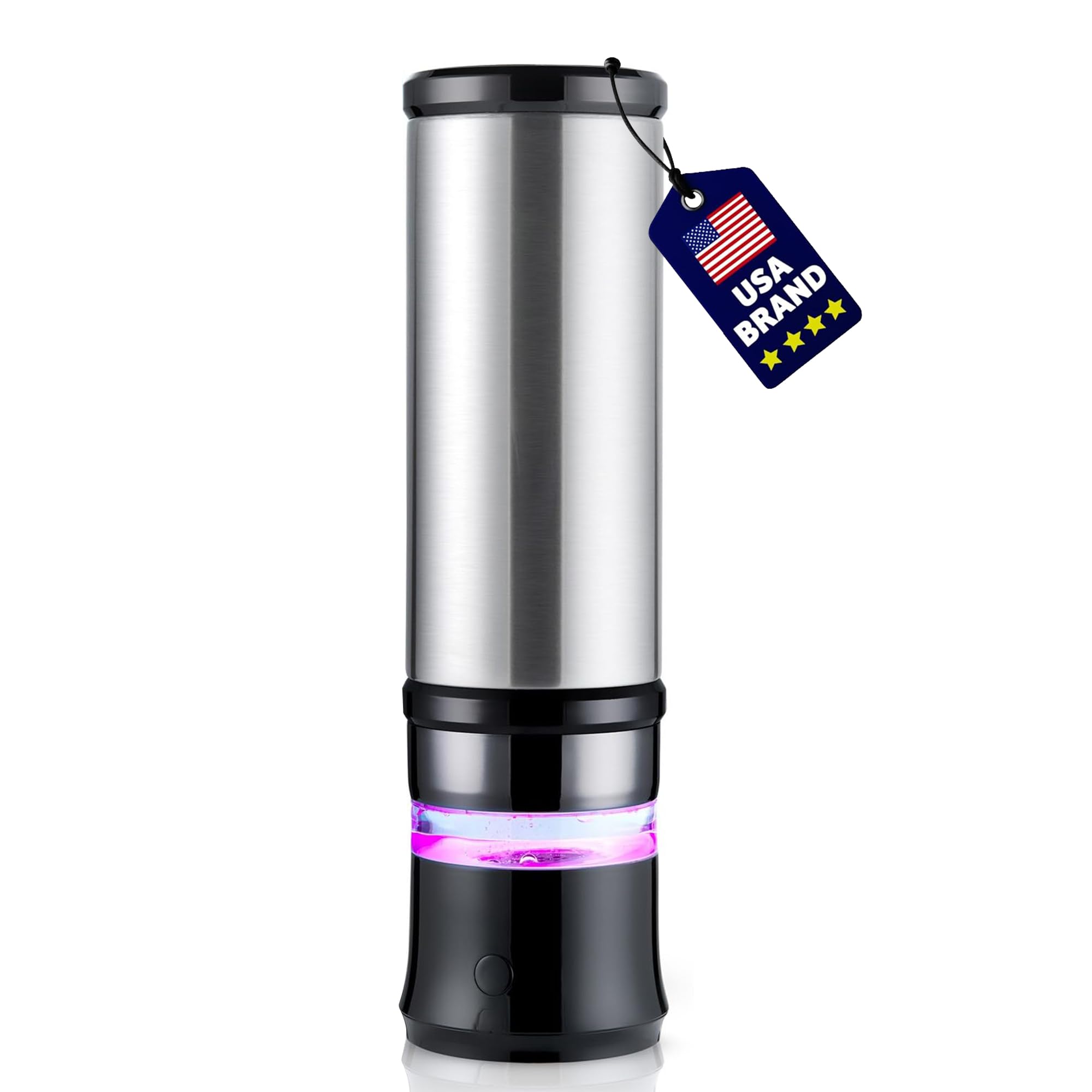 LevelUpWay 2025 Hydrogen Water Bottle Generator with SPE PEM Technology– Up to 4000 PPB – Dual Chamber – 250ml – (White) – Enhanced Hydration Solution